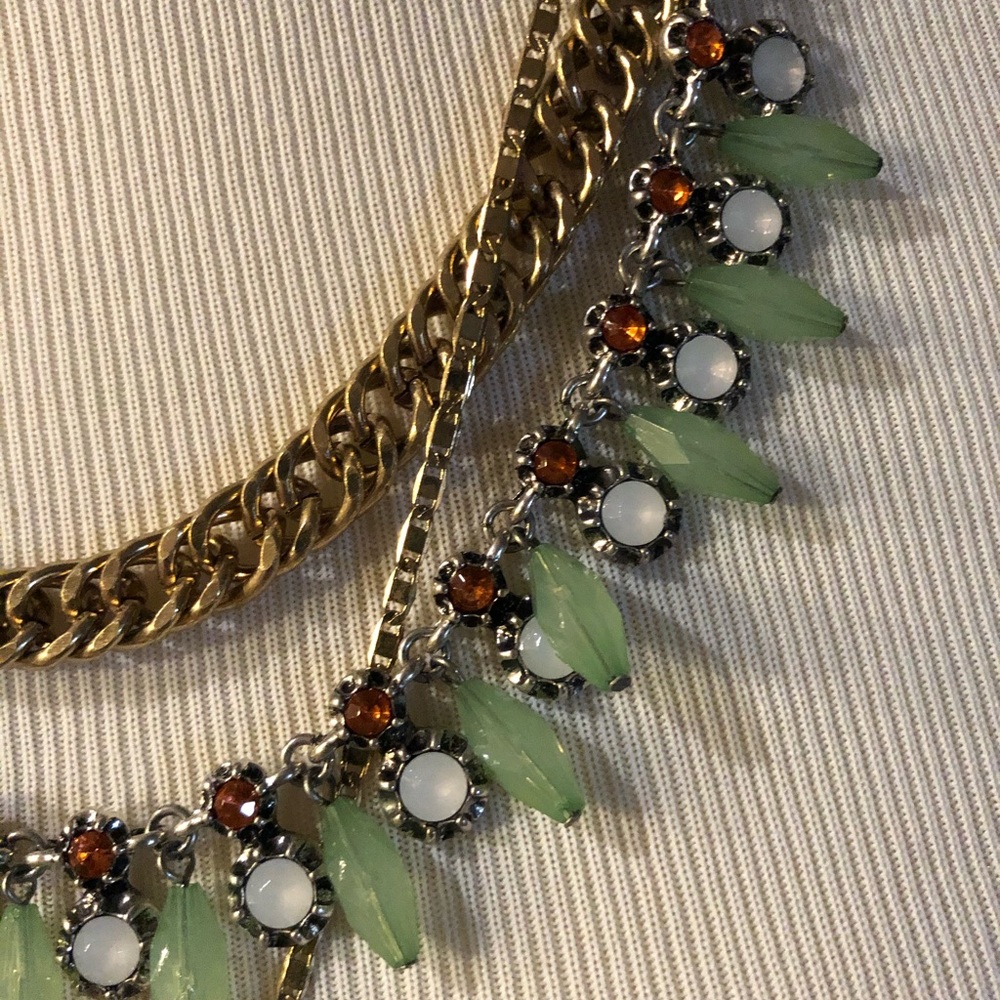 Unique Beautiful 3 Layered Statement Necklace - image 5